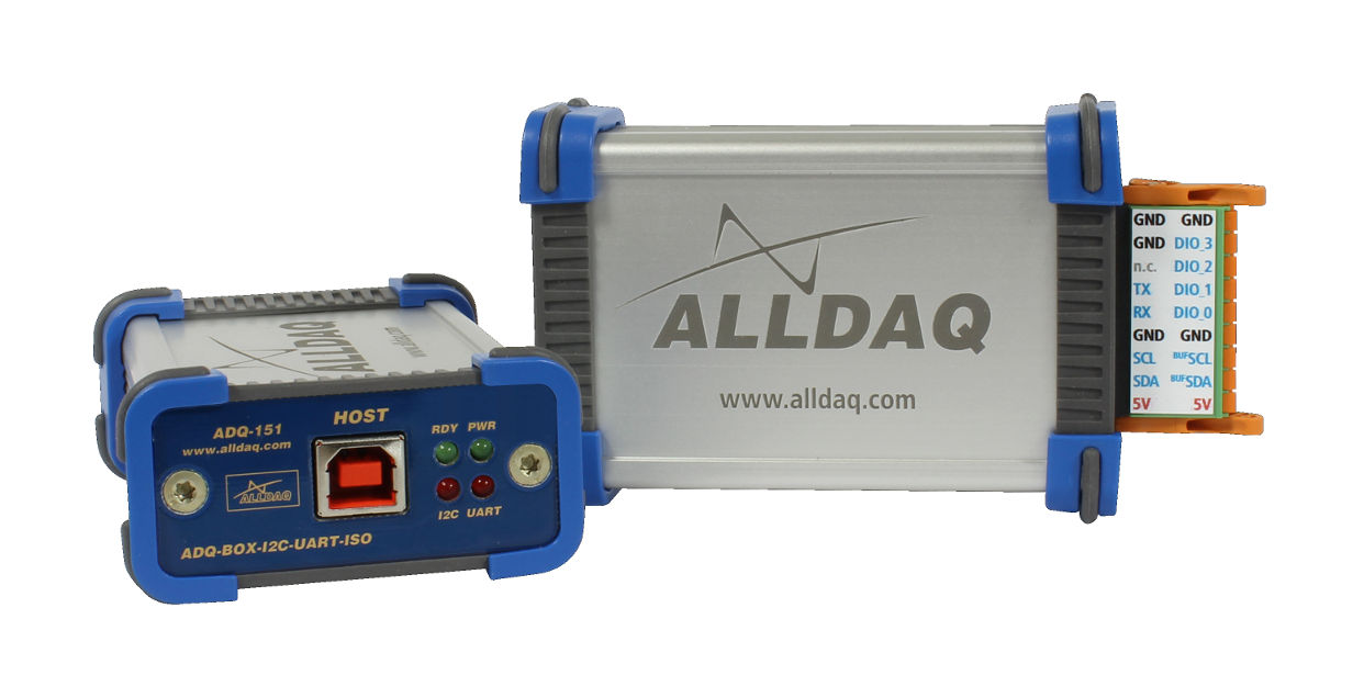 ALLDAQ ADQ-151 USB2.0 to isolated I2C, ADQ-LINK, UART, 4x DIOs