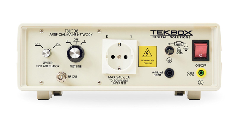 Tekbox TBLC08 / 50 µH Zweileiter-Netznachbildung (V-LISN) bis 240V/8A