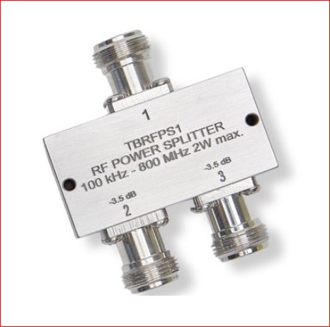 TekBox TBRFPS1 Universeller 2-Wege-Leistungssplitter und Leistungskombinator 0,1-800MHz