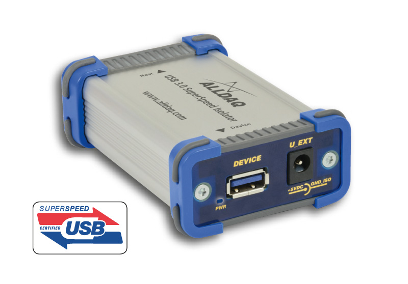 ALLDAQ ADQ-USB 3.0-ISO / USB 3.0 SuperSpeed-Isolator bis 1kV, ext. Versorgung: 5VDC